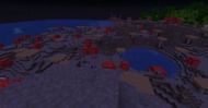 Hostile mobs do not spawn in mushroom fields even at night (Image via Minecraft)